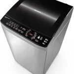 غسالة اوتوماتيك 11 كجم من شارب بمضخة علوية بلون فضي -موديل ES-TN11GSLP