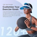 ساعة ذكية بلوتوث 2R للرجال والنساء من اورايمو، ساعة لياقة بدنية ذكية HD 1.39 مع عداد خطوات ومراقب معدل ضربات القلب، اكثر من 120 وضع رياضي ورد سريع على