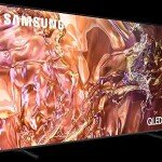 شاشة تلفزيون سمارت QLED ‏55 بوصة من سامسونج، معالج نيورال كوانتوم بتقنية المدى الديناميكي العالي HDR بدقة لايت 4 كيه - موديل QA55QE1DAUXEG [2024]