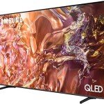 شاشة تلفزيون سمارت QLED ‏55 بوصة من سامسونج، معالج نيورال كوانتوم بتقنية المدى الديناميكي العالي HDR بدقة لايت 4 كيه - موديل QA55QE1DAUXEG [2024]